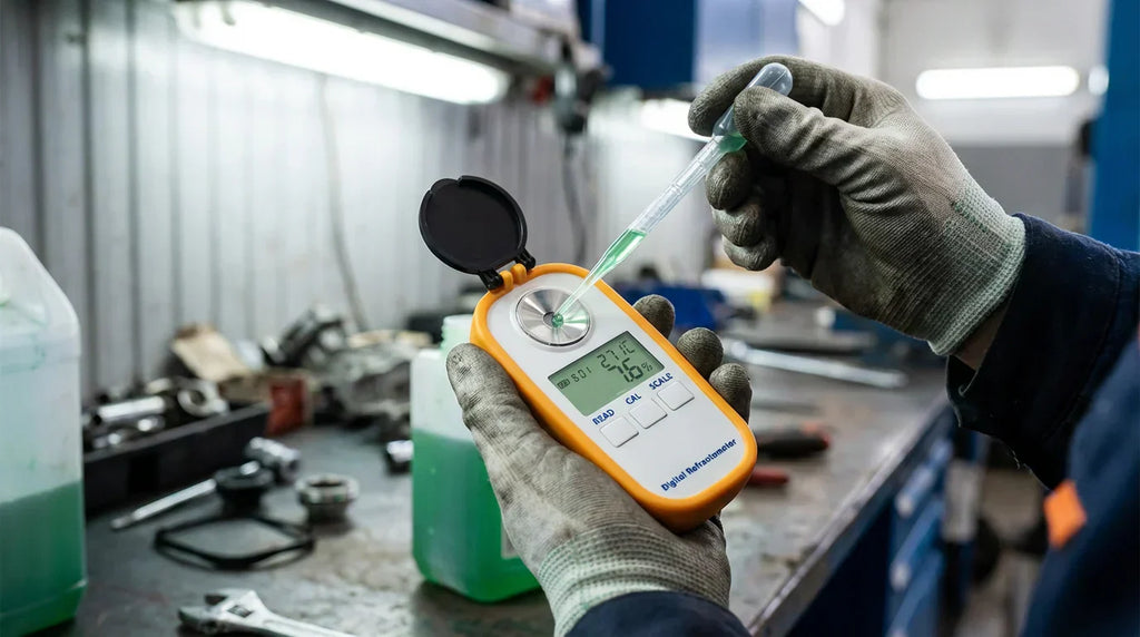 Refractómetros digitales e instrumentos de precisión: cómo elegirlos, usarlos y mantenerlos para pruebas de refrigerante y Brix