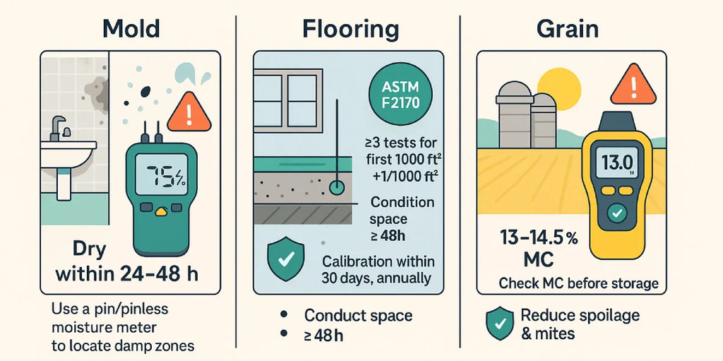 Choosing the Right Moisture Meter: A Practical Buyer’s Guide for Homes, Trades, and Industry