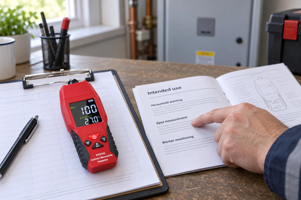 Carbon Monoxide Alarm vs CO Meter: Choose by Measurement Role
