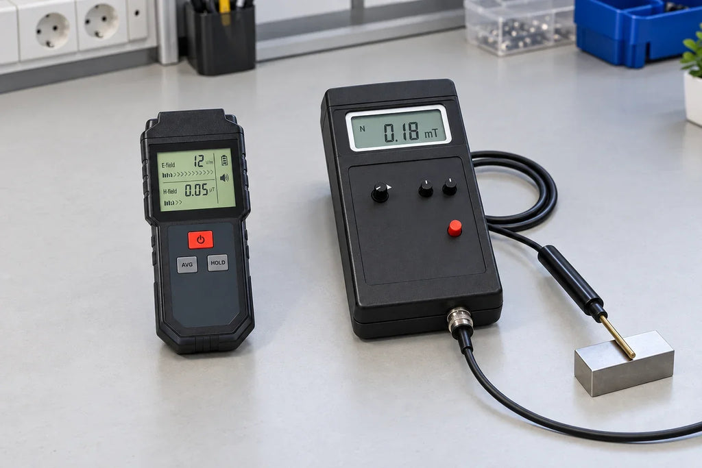 EMF Meter vs Gaussmeter vs Magnetometer: What Each Instrument Measures