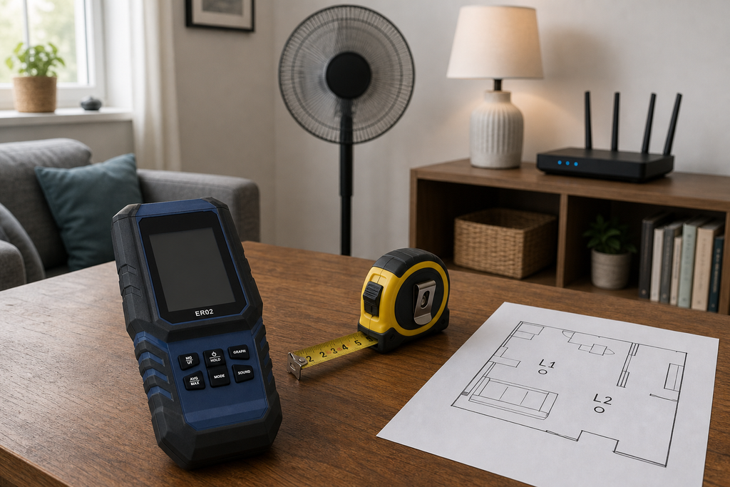 How to Measure EMF at Home: Appliances, Wi-Fi, Baselines, and Room Surveys