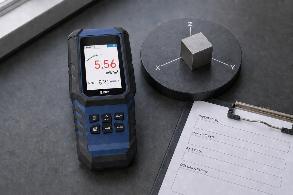 Single-Axis vs Tri-Axis EMF Meter: Orientation, Speed, and Selection