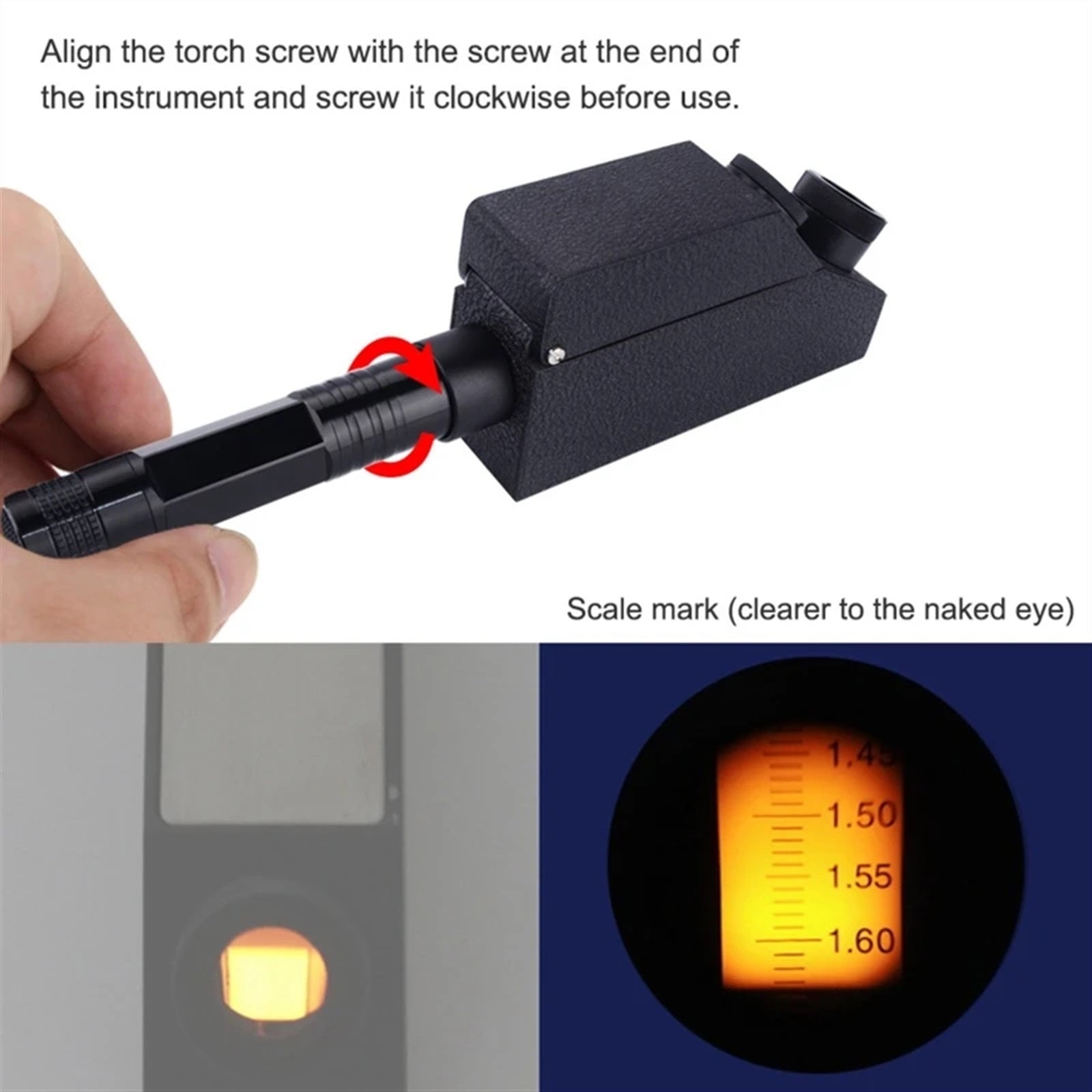 Professional Gemstone Refractometer Jewelry RHG 1.