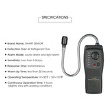 The complete halogen leak detector kit, specifications