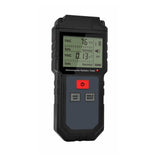 The Handheld Digital EMF Meter from a frontal angle, highlighting its compact and portable design.