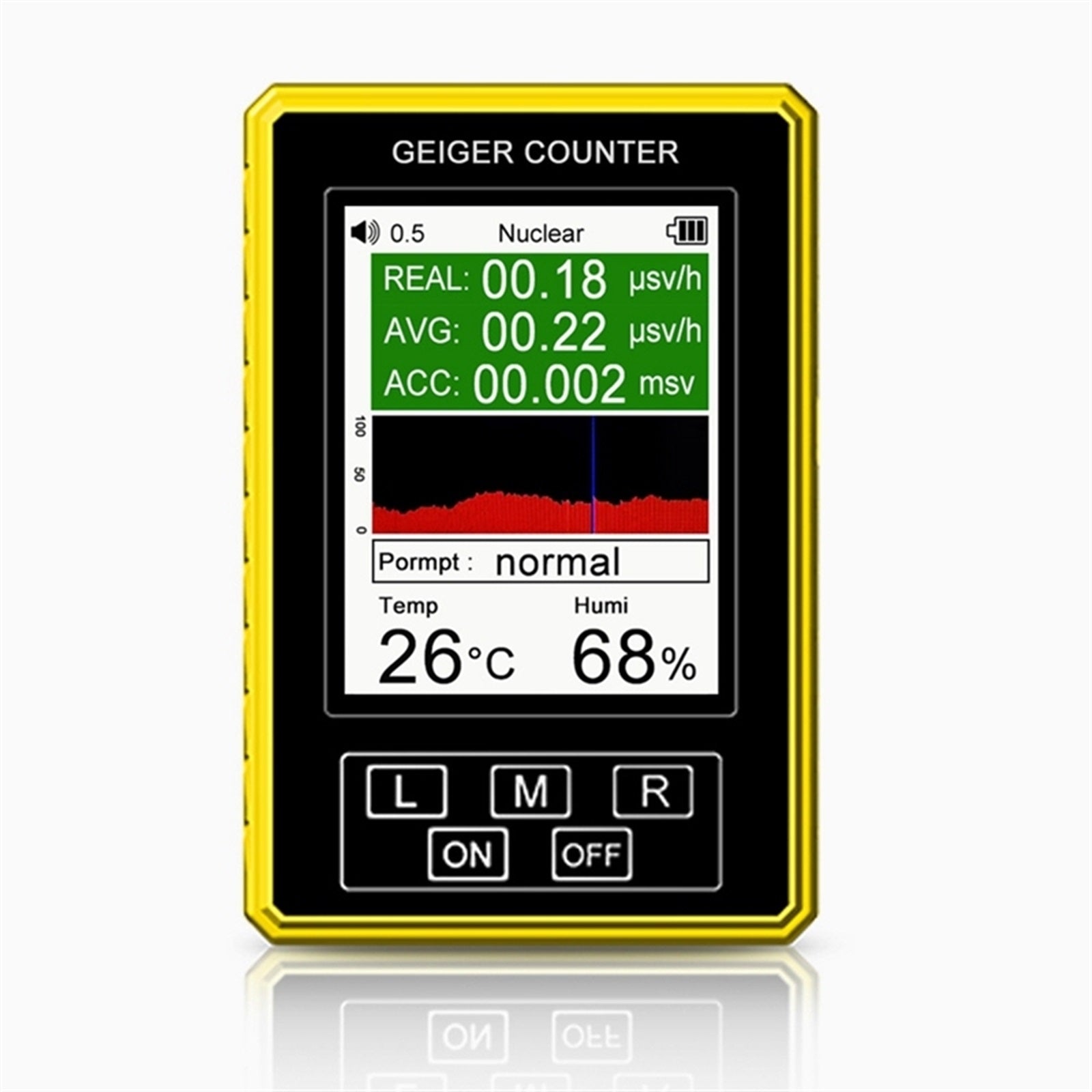 XR3 Pro Digital Nuclear Radiation Detector Geiger