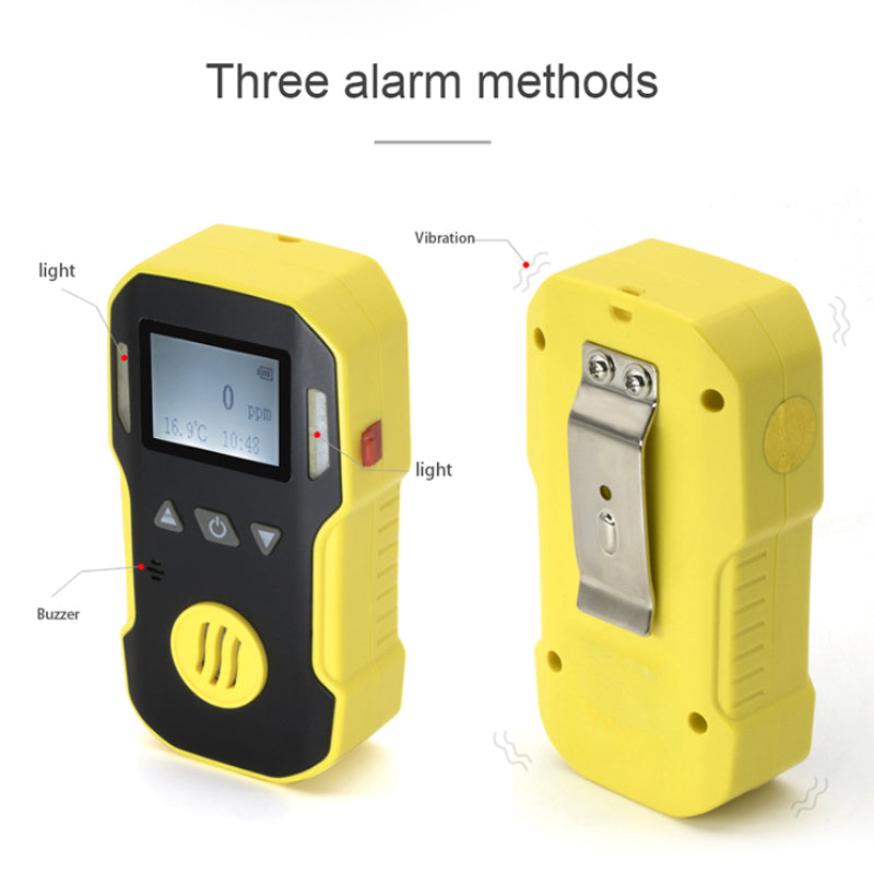 Advanced Portable C6H6 Gas Detector with Triple Alarm System, 0-100ppm Range