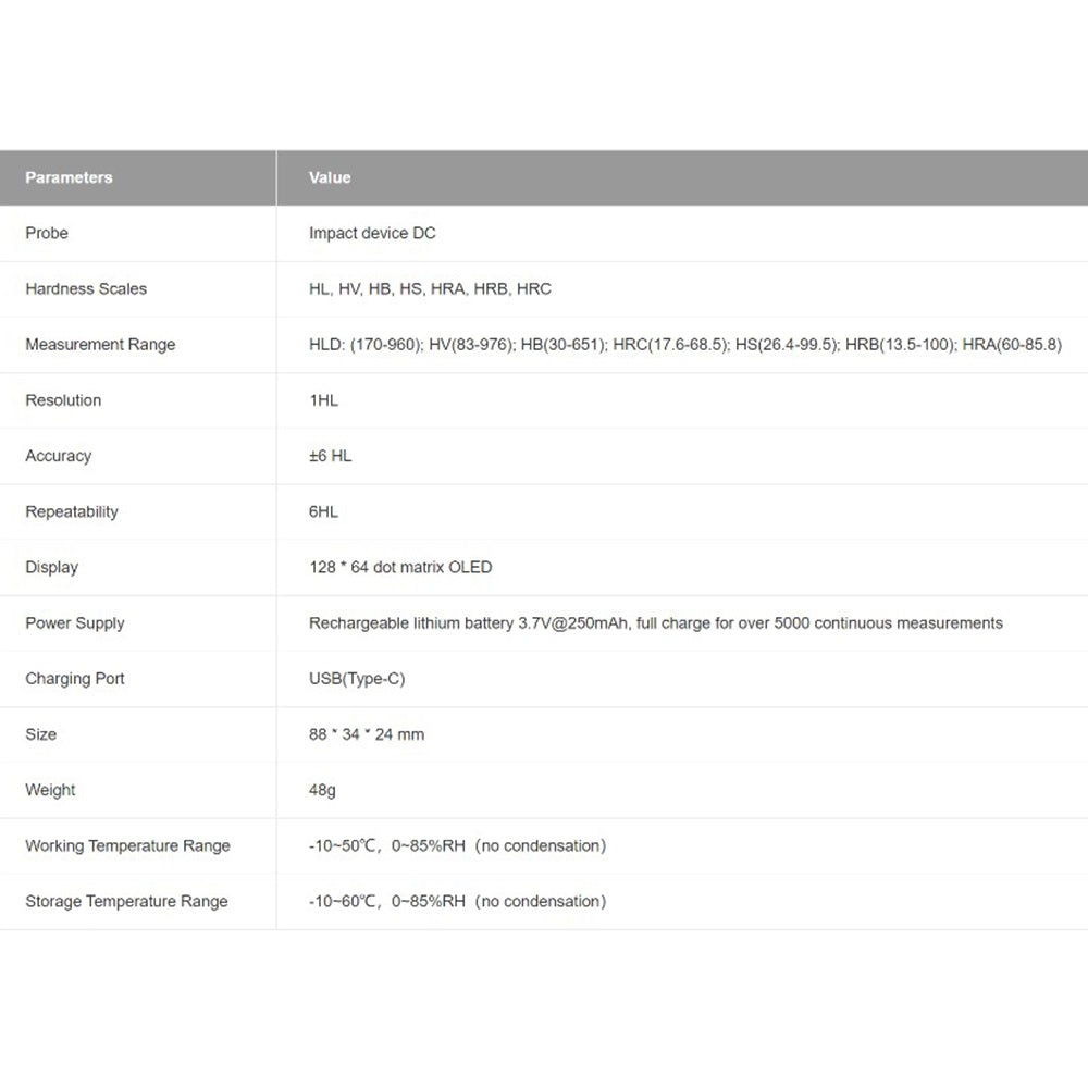 Short Impact Device LS252DC HL HV HB HS HRA HRB HR