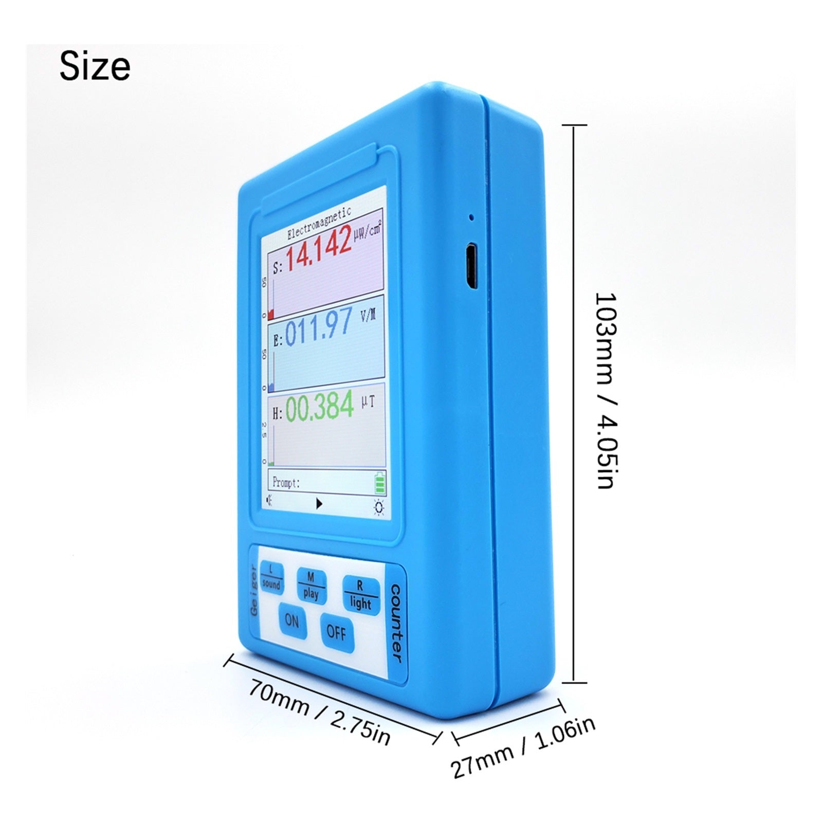 BR-9A Portable Electromagnetic Radiation Detector