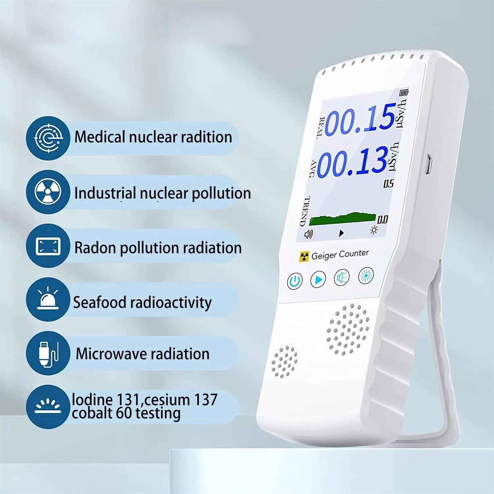 AIR-02 Radiation Nuclear Detector EMF Meter Full-f