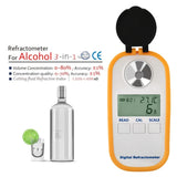0-80%VOL Alcohol Tester Autorefractometer For Alco