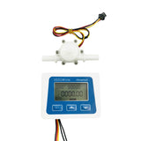 US211M Lite Digitales Flüssigkeitsdurchflussmessgerät, 0,5–10 l/min φ10 mm POM-Wasserdurchflusssensor