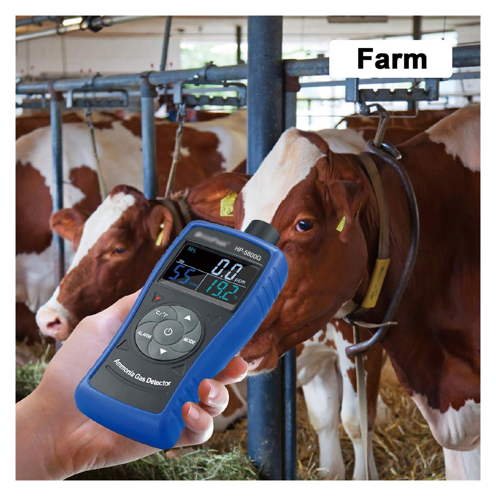 Hp-5800G Ammonia Gas Detector Tester Monitor,Parti