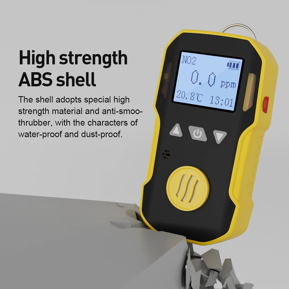 Portable Nitrogen Dioxide NO2 Gas Detector with Triple Alarm System – Industry Grade
