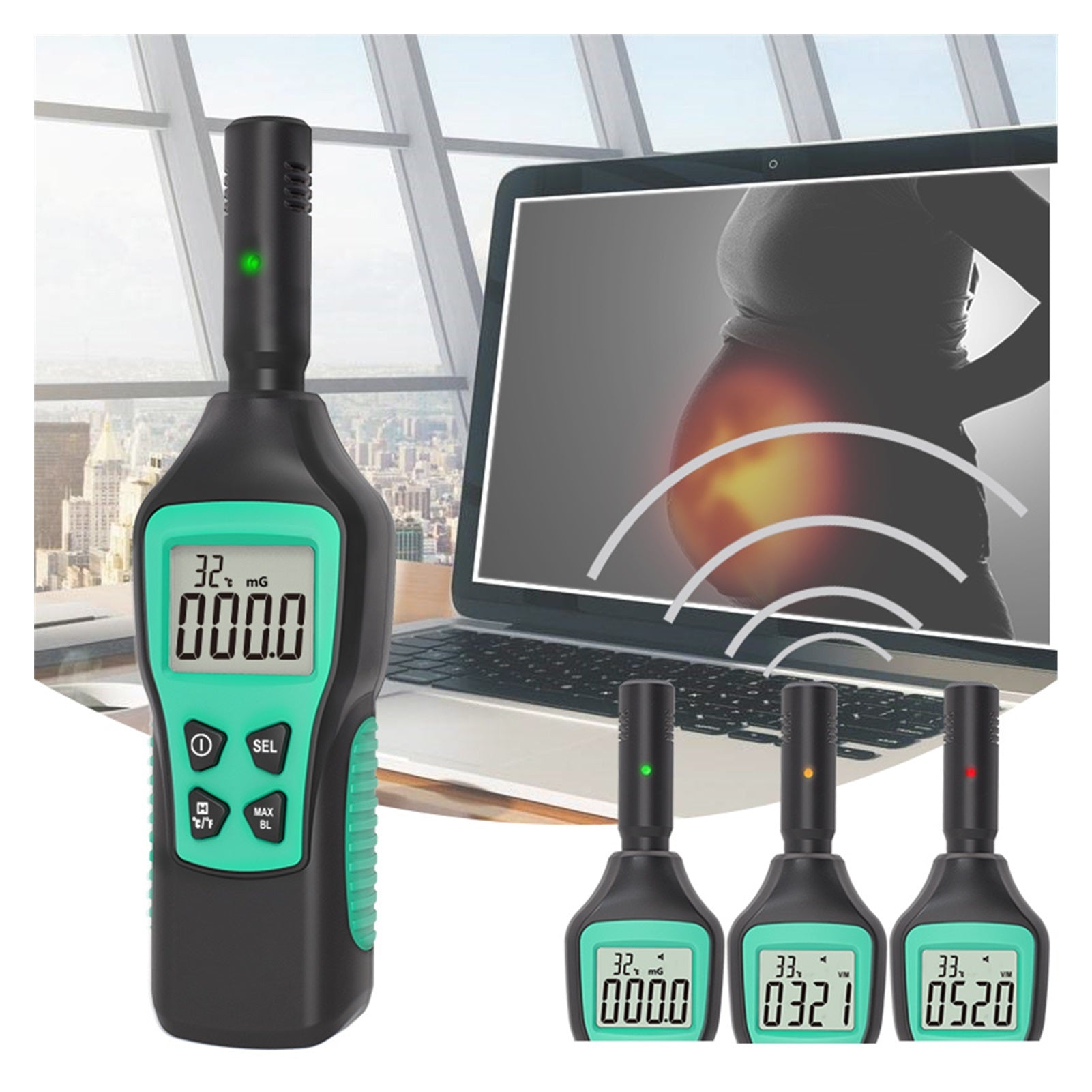 FY876 Handheld EMF Meter Electromagnetic Radiation
