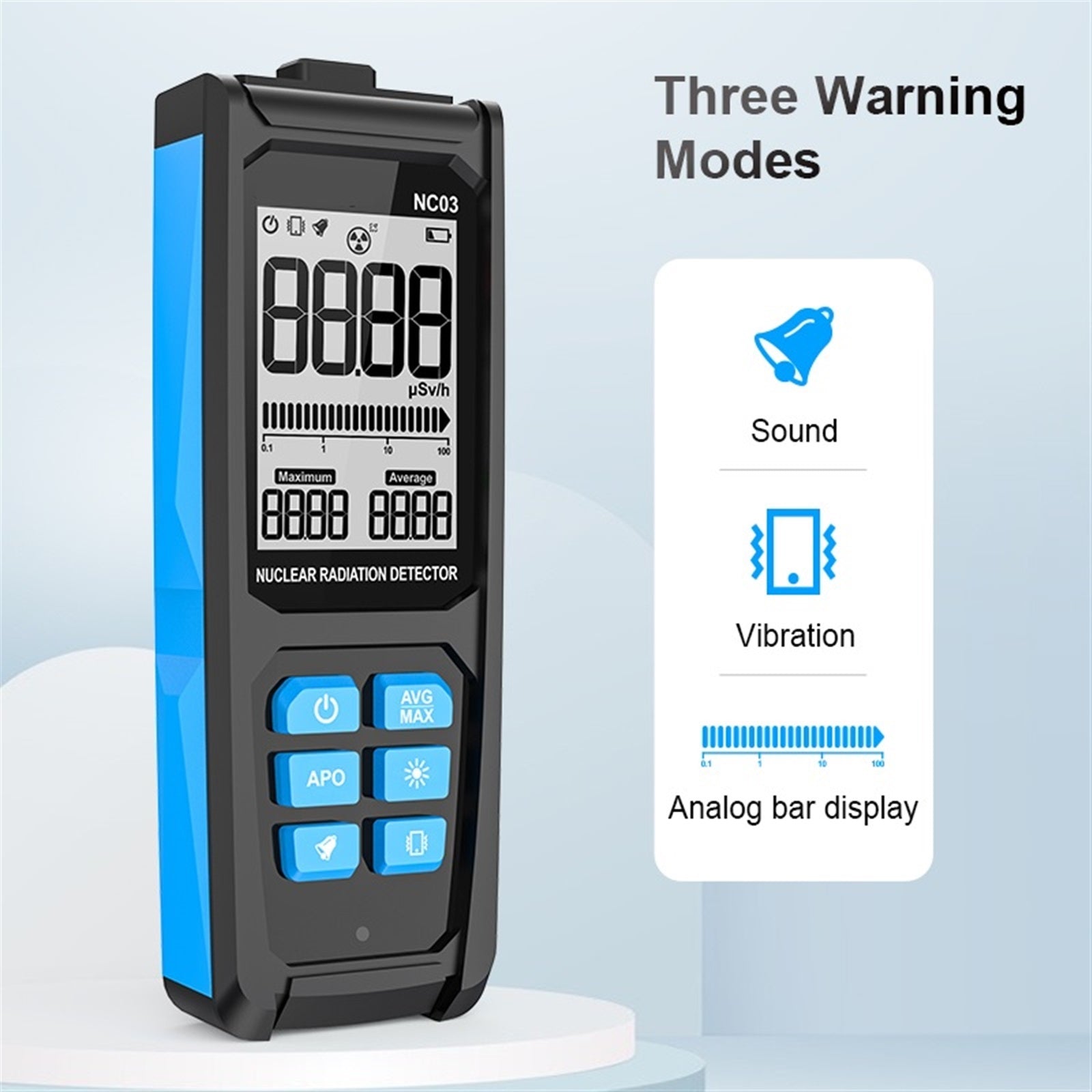 NC03 Geiger Counter Rechargeable Nuclear Radiation