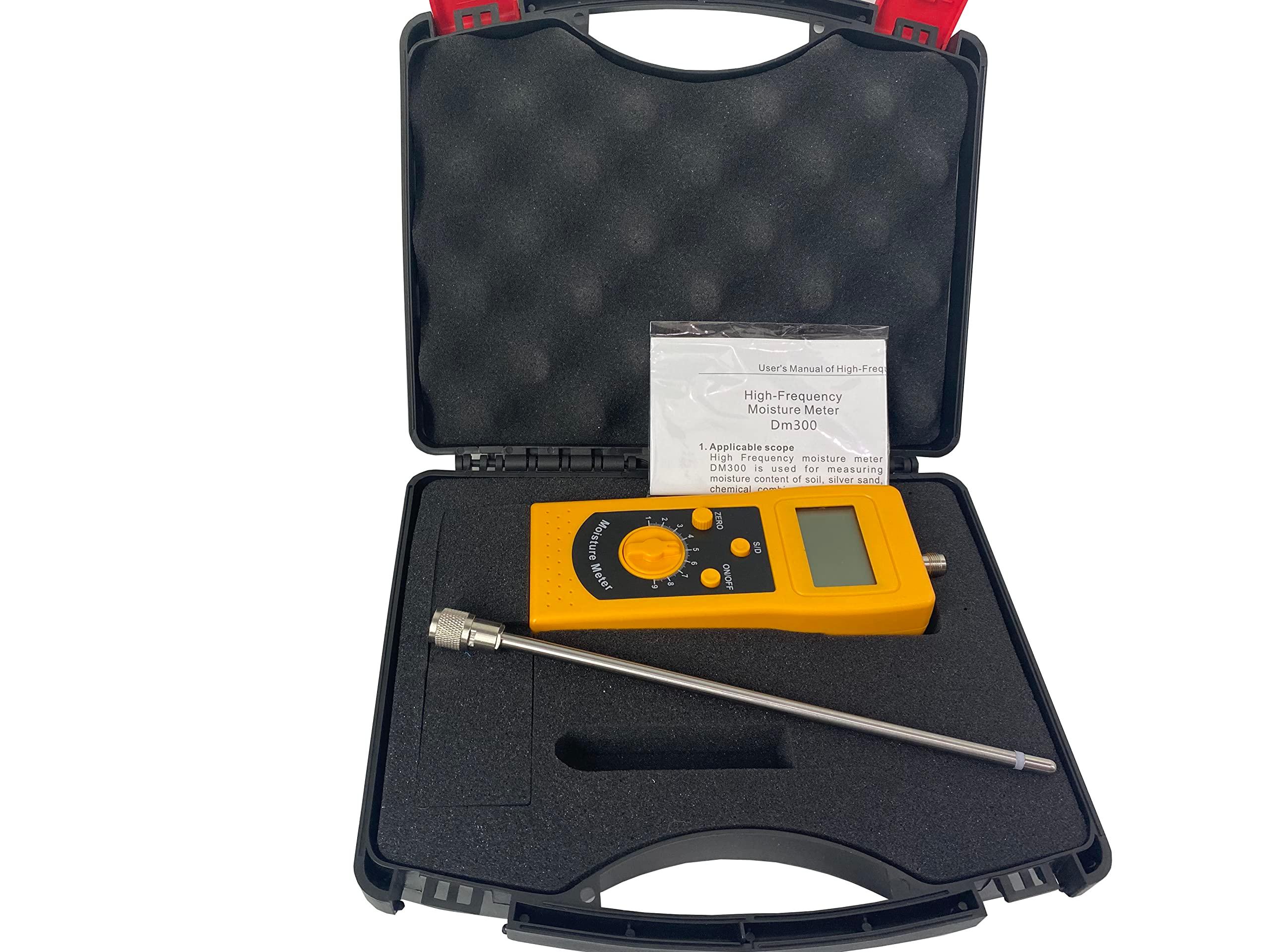 DM300F Ceramic Raw Material Tester Moisture Meter with LCD Display Range 0 to 80% - goyoke