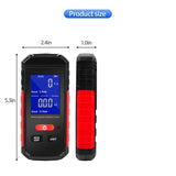 Rechargeable digital electromagnetic field meter dimensions