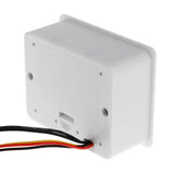 The POM Hall effect water flow sensor with 6mm hose barb connections and wiring.