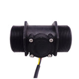 Digital Flow Meter 5-150L/min Flow Reader with Temperature Display, Compatible with Hall Effect Sensors