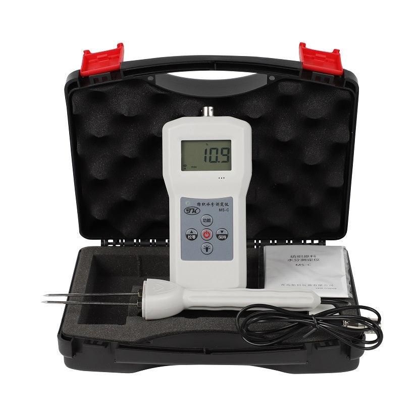 MS-C Cotton Yarn Textile Moisture Meter Measuring Range 4%-90% - goyoke