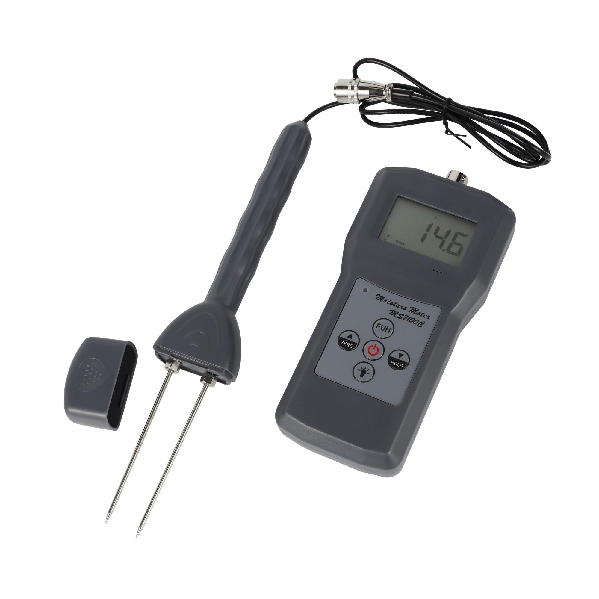 MS7100C Portable Digital Cotton Moisture Meter Seed-cotton Lint Moisture Tester - goyoke