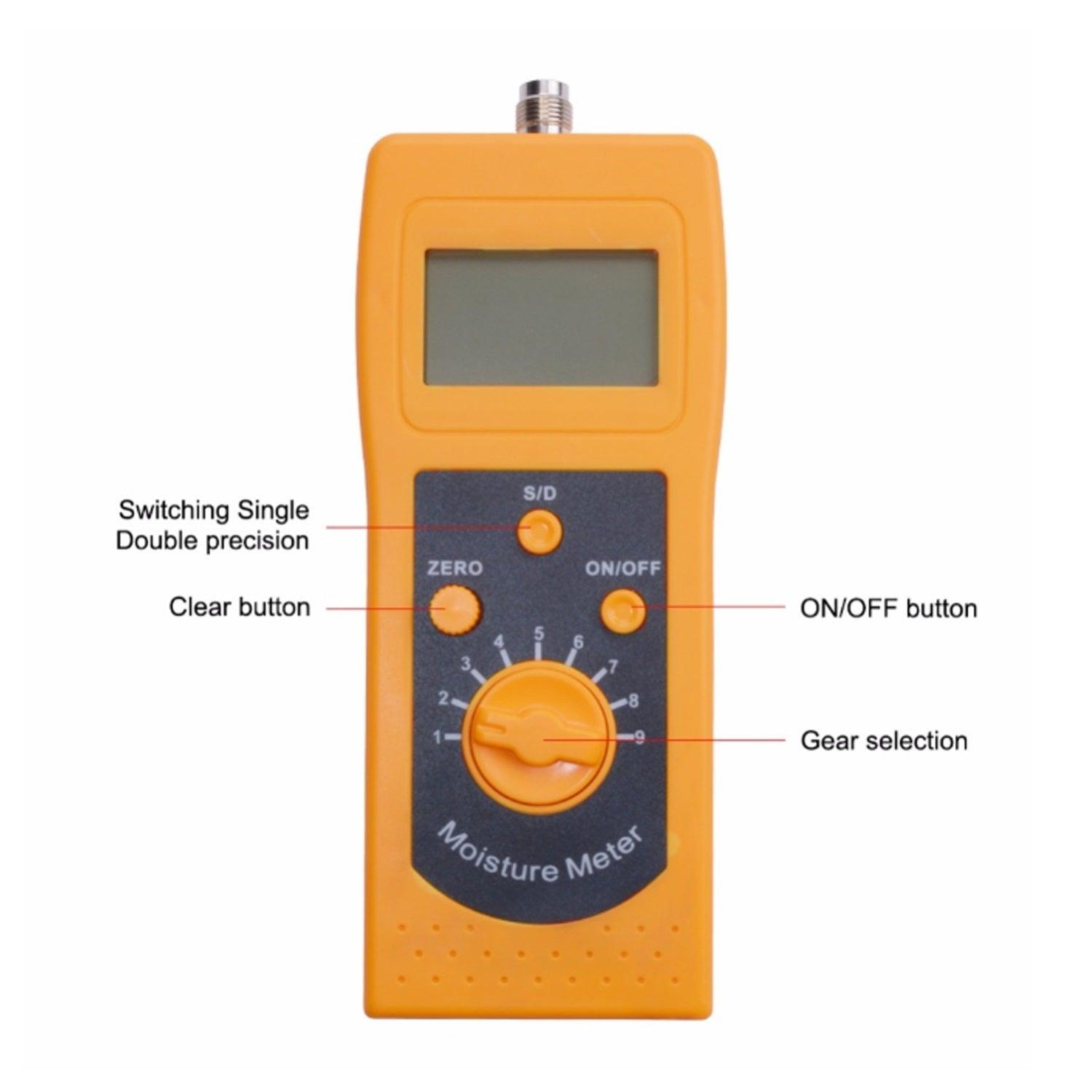 Portable High Frequency Soil Sand Moisture Meter DM300L Tester Humidity 0%-80% - goyoke