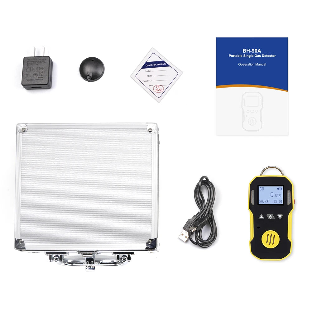 Portable Carbon Monoxide Detector - CO Gas Monitor, 1000ppm Range