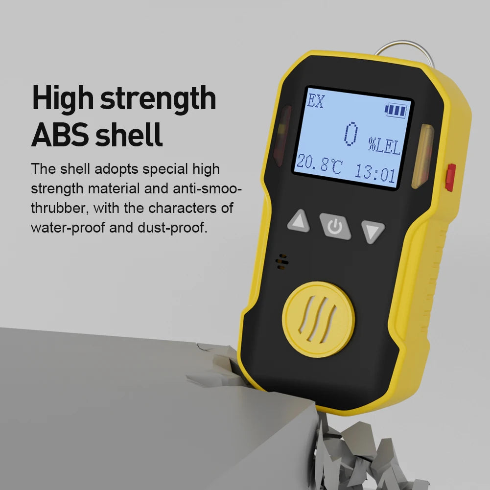 Gas Detector with Triple Alarm System