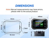 RV battery monitor dimensions