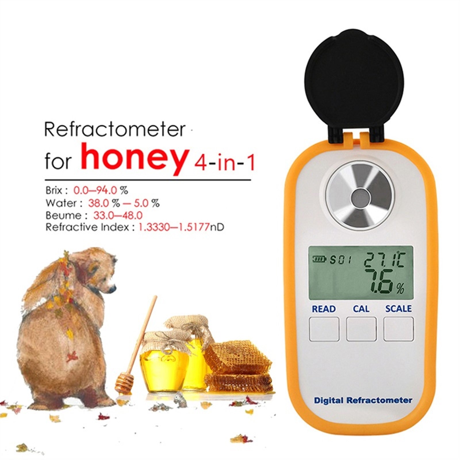 0-94% Digital Refractometer Parameter