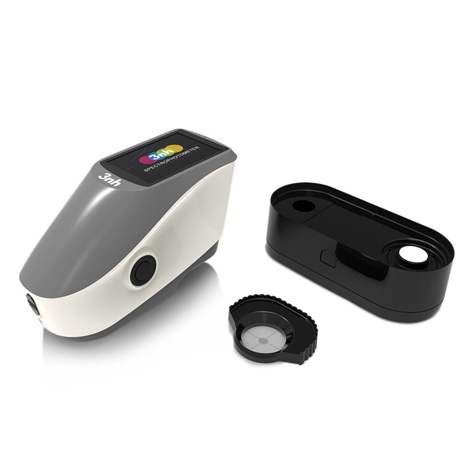 Angled profile of the YD5050 Spectrophotometer, highlighting its ergonomic and robust design.
