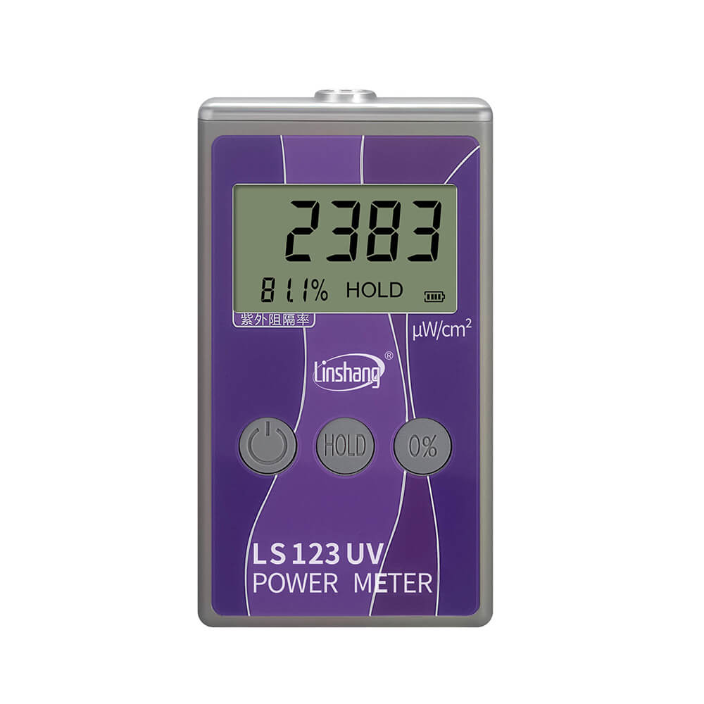 Front view of the LS123 Digital UV Power Meter