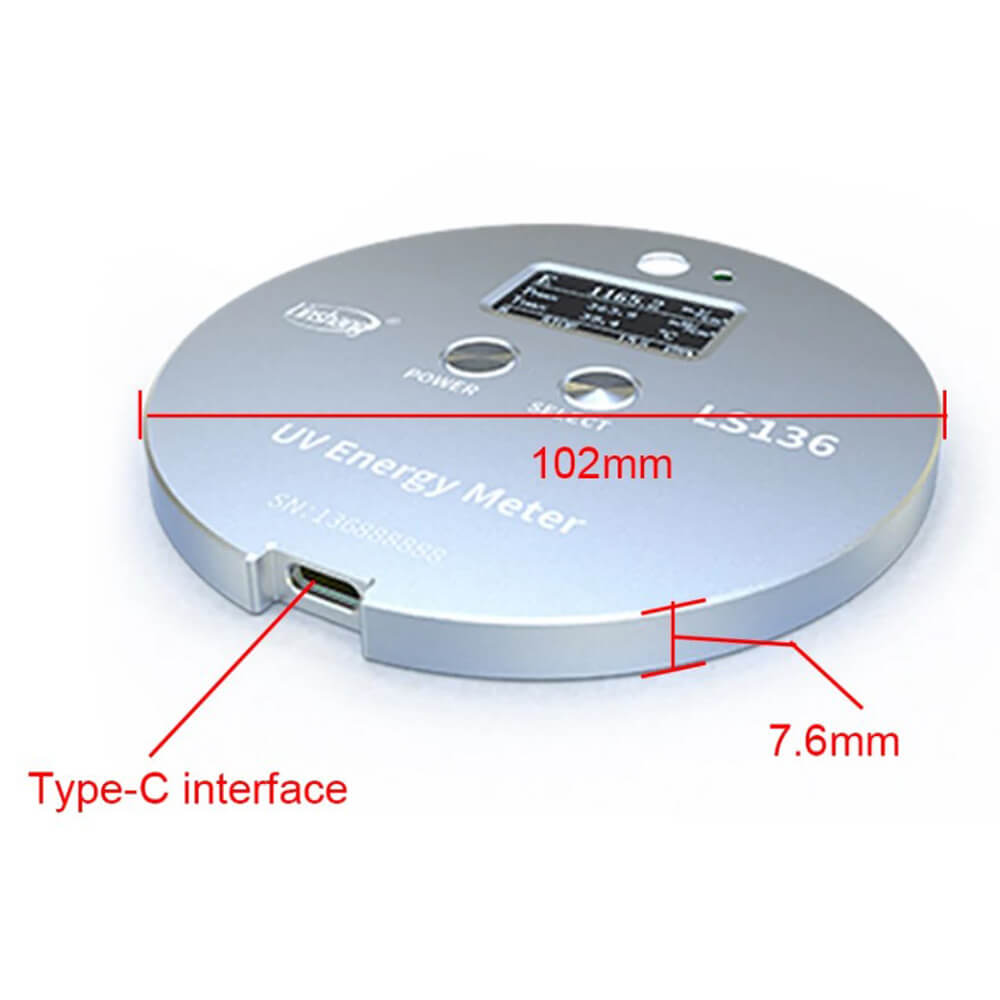 LS136 UV Energy Meter - High Precision Radiometer for Halogen Lamps, UVA Light Sources