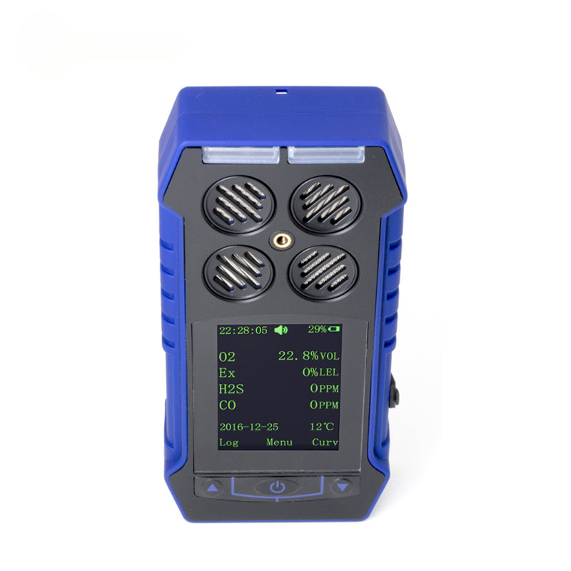 Portable Multi-Gas Detector O3, SO2, NO2, CO2 - 4 Gas Monitor BH-4S