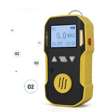 Portable Oxygen O2 Gas Leak Detector 0-30%VOL with Triple Alarm System for Safety