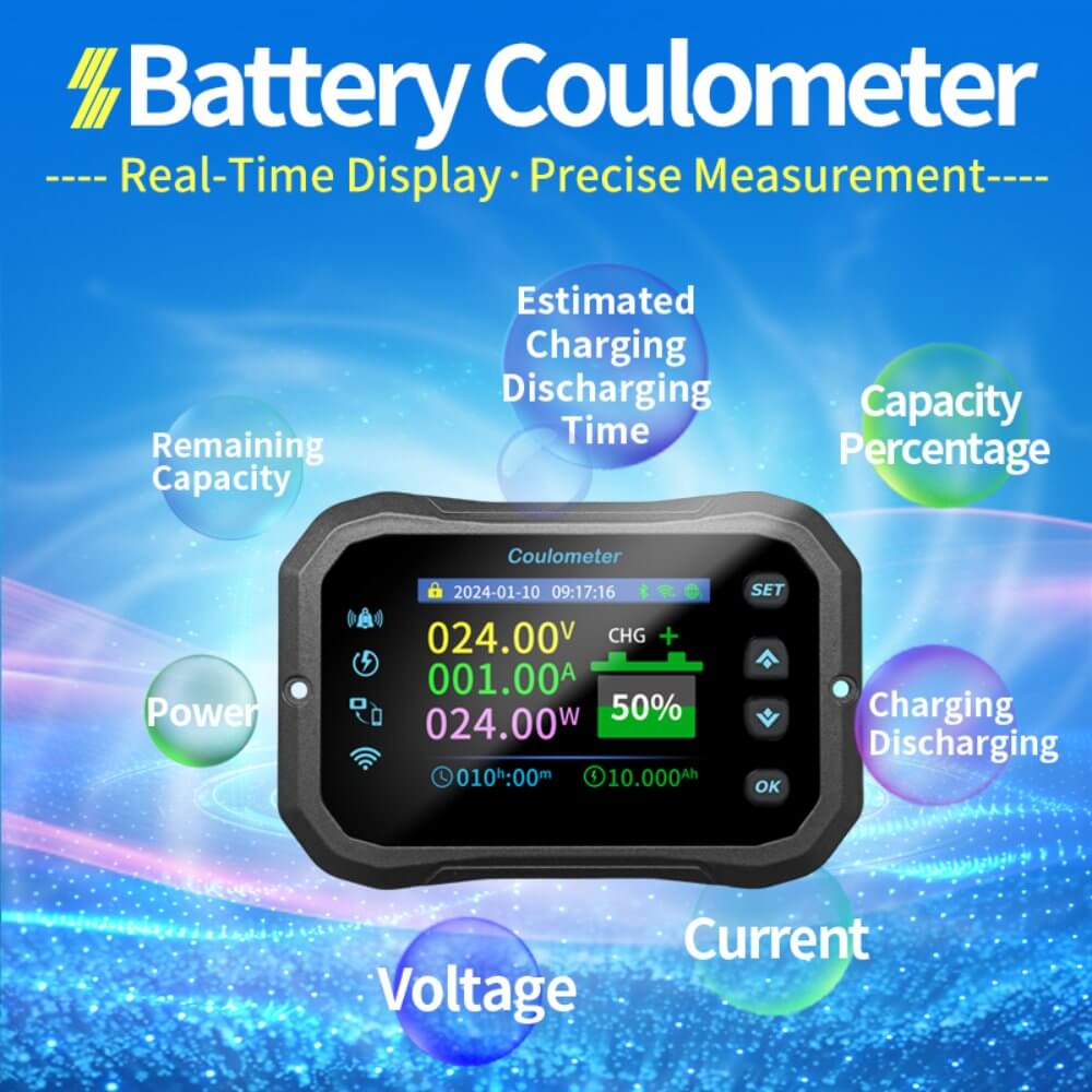 Battery coulometer Features