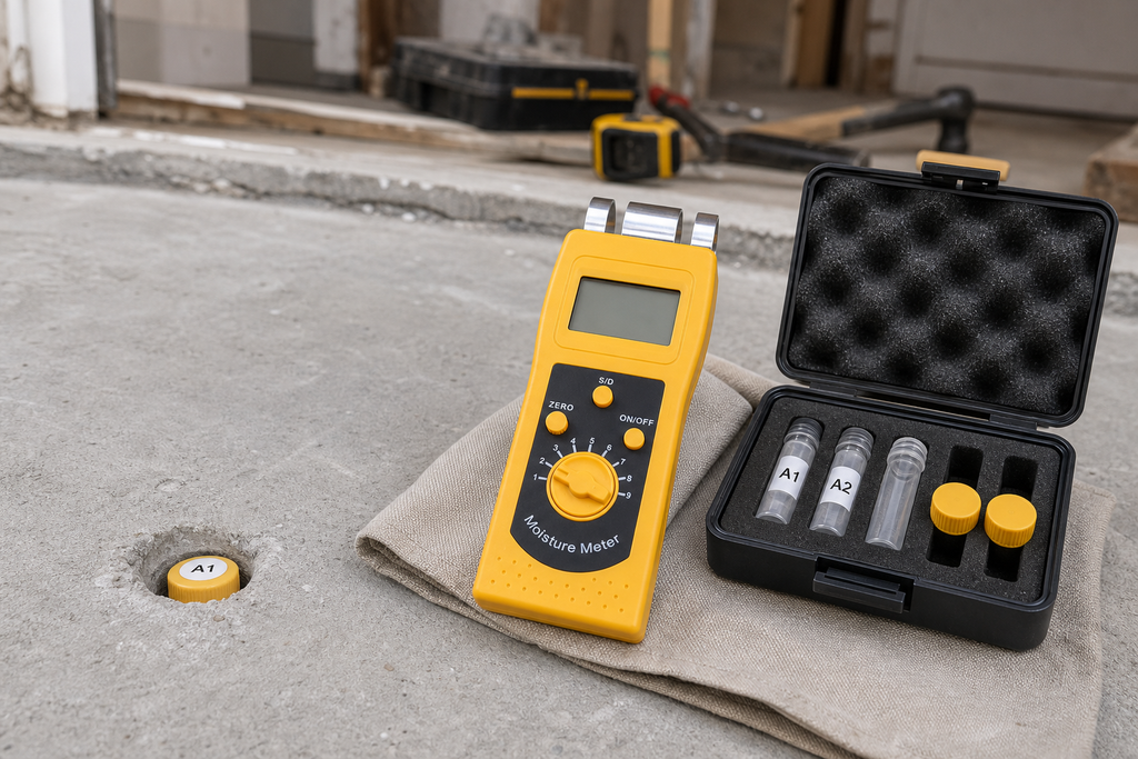 Concrete Moisture Meter vs In-Situ RH Test: What Each Method Tells You
