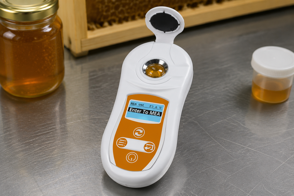 Honey Refractometer Guide: Moisture, Brix, Calibration, and Reliable Sampling