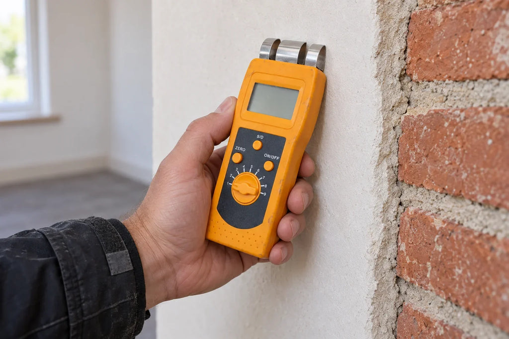 Moisture Meter for Brick, Plaster, and Masonry: Readings and Limits