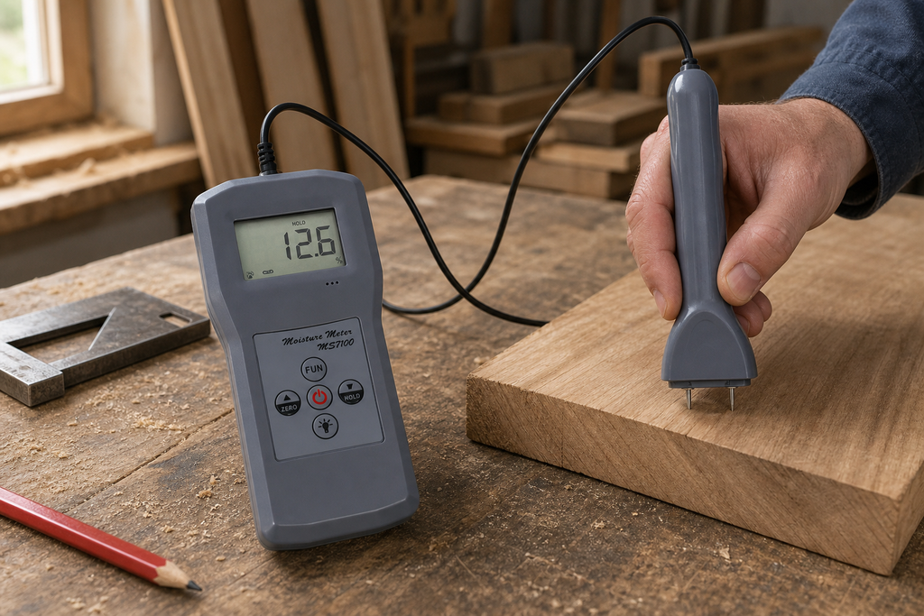Wood Moisture Meter Guide: Species, Temperature, EMC, and Reliable Readings