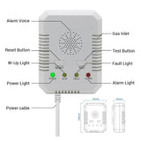 Natural Gas CO Gas Leak Detector Carbon Monoxide C