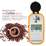 3-in-1 Auto Digital Coffee Refractometer Coffee 0-