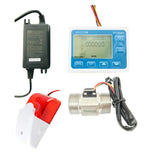 Hot Water Digital Flow Meter with Hall Flow Sensor and Alarming System 3-50L/min Range Turbine Flowmeter BSPP G1