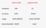 2-in-1 Radiation Detector Test Electric Magnetic F