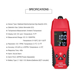 2 In 1 Carbon Monoxide Analyzer Temperature Meter 