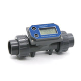 Digital LCD Turbine Flow Meter DN25-DN80 | UPVC Water Flowmeter