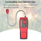 Combustible Gas Detector Flammable Natural Gas Leak Detector Meter with Sound and Light Alarm AS8800L