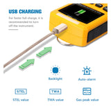 4 In 1 Gas Detector CO H₂S O₂ LEL Monitor Digital 