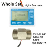 Digital Flow Meter Stainless Steel 304 Inox Hall F